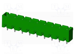 Connector: pluggable terminal block; socket; male; straight; THT