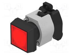 Control lamp; 22mm; OptoHiT; -40÷55°C; Ø22.3mm; IP65; red
