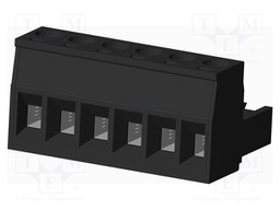 Connector: pluggable terminal block; plug; female; straight; 5mm