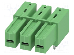 PCB headers, nominal cross section: 6 mm?, color: green, nom