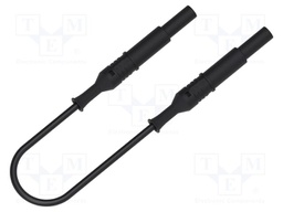 Test lead; 70VDC; 33VAC; 12A; banana plug 4mm,both sides; Len: 1m