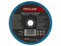 Cutting wheel; Ø: 180mm; Øhole: 22mm; Disc thick: 2.5mm; metal