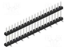 Connector: pin strips; pin header; male; PIN: 20; 2mm; SMT; 1x20