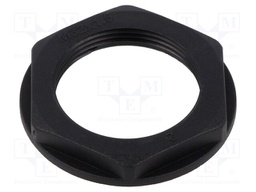 Nut; M32; polyamide; 41mm; black; Thread: metric; Pitch: 1.5