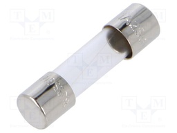Fuse: fuse; quick blow; 1A; 250VAC; cylindrical,glass; 5x20mm; GMA