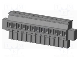 Connector: pluggable terminal block; plug; female; angled 90°