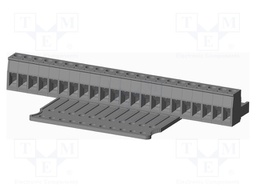 Connector: pluggable terminal block; plug; female; straight; grey