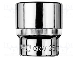 Socket; 6-angles,socket spanner; HEX 27mm; 1/2"