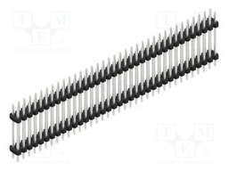 Connector: pin strips; pin header; male; PIN: 72; 2mm; THT; 2x36