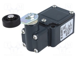 Limit switch; lever R 40mm, plastic roller Ø20mm; NO + NC; 6A