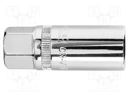 Socket; for spark plugs; 21mm; 1/2"