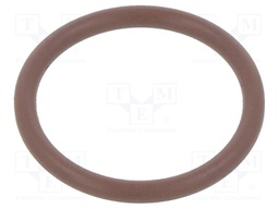 O-ring gasket; FPM; D: 2mm; Øint: 18mm; brown; -20÷200°C