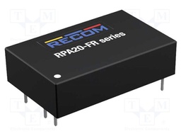 Converter: DC/DC; 20W; Uin: 36÷160V; Uout: 15VDC; Iout: 1.33A