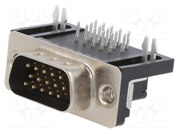 HIGH DENSITY D SUB, PLUG, 15 POSITION