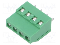 Connector: PCB terminal block; terminal; 24A; 400V; angled 90°