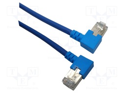 Patch cord; F/UTP; Cat: 6; stranded; Cu; 25m; LSZH; blue; 26/7AWG