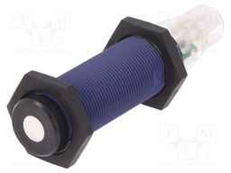 Sensor: ultrasonic; straight; Range: 0÷0.5m; PNP / NO; Housing: M18