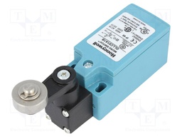 Limit switch; lever R 25mm, metallic roller Ø17mm; NO + NC; 10A