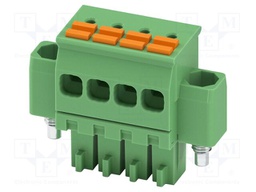 PCB connector, nominal cross section: 1.5 mm2, color: green,