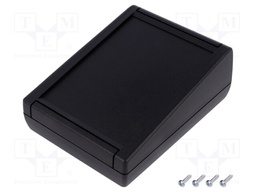Enclosure: desktop; TEKMAR; X: 100mm; Y: 130mm; Z: 50mm; ABS; black