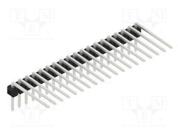 Connector: pin strips; pin header; male; PIN: 19; 2.54mm; THT; 1x19