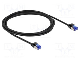 Patch cord; S/FTP; Cat: 6a; RJ45 plug,both sides; 2m; LSZH,TPE