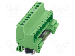DIN rail connector, nominal cross section: 2.5 mm?, color: g