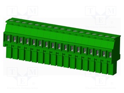 Connector: pluggable terminal block; plug; female; angled 90°