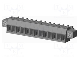 Connector: pluggable terminal block; plug; female; straight; grey