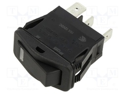ROCKER; SPST; Pos: 2; OFF-ON; 16A/12VDC; black; IP67; LED; 12VDC; 20mΩ