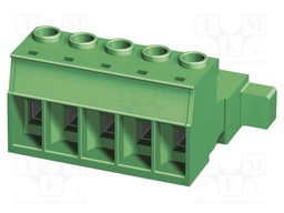 PCB connector, nominal cross section: 16 mm?, color: green,