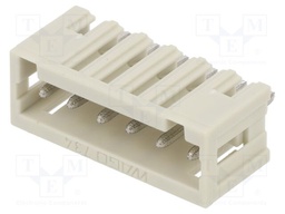 Terminal Block, Header, 3.5 mm, 6 Ways, 10 A, 300 V, Through Hole Vertical