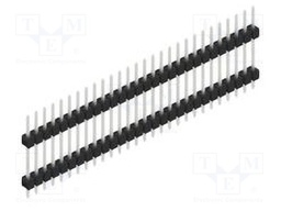 Connector: pin strips; pin header; male; PIN: 28; 2.54mm; THT; 1x28