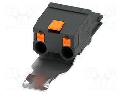PCB connector, nominal cross section: 4 mm2, color: black, n