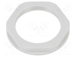 Nut; PG42; polyamide; UL94V-2; 65mm; light grey; -20÷100°C
