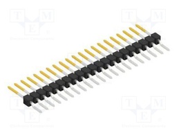 Connector: pin strips; pin header; male; PIN: 21; 2.54mm; SMT; 1x21