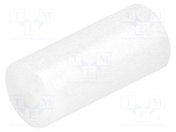 Spacer sleeve; LED; Øout: 5mm; ØLED: 5mm; L: 11mm; natural; UL94V-2