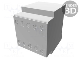 Contactor: 3-pole; NO x3; Auxiliary contacts: NO; 110VDC; 9A; DIN
