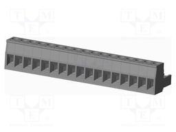 Connector: pluggable terminal block; plug; female; straight; grey