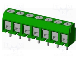 Connector: PCB terminal block; terminal; Plating: tinned; on PCBs