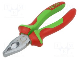 Pliers; insulated,universal; ergonomic two-component handles