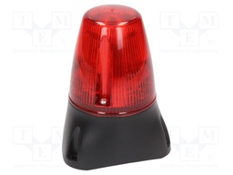Signaller: lighting-sound; 85÷380VDC; Colour: red; IP65; -25÷55°C
