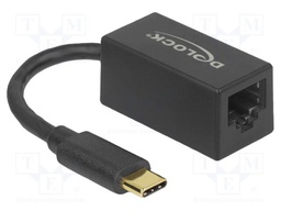 USB to Ethernet adapter; RJ45 socket,USB C plug; USB 3.2 Gen 1