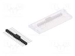Connector: pin strips; pin header; male; PIN: 15; 2.54mm; SMT; 1x15