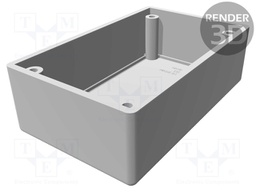 Enclosure: shielding; X: 66mm; Y: 104mm; Z: 45mm; black; IP54; UL94V-0