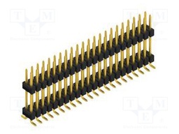 Connector: pin strips; pin header; male; PIN: 44; 2.54mm; SMT; 2x22