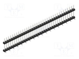 Connector: pin strips; pin header; male; PIN: 35; 2mm; SMT; 1x35