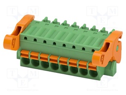 PCB connector, nominal cross section: 1.5 mm?, color: green,