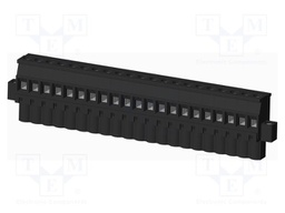 Connector: pluggable terminal block; plug; female; angled 90°