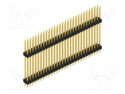 Connector: pin strips; pin header; male; PIN: 56; 2.54mm; THT; 2x28